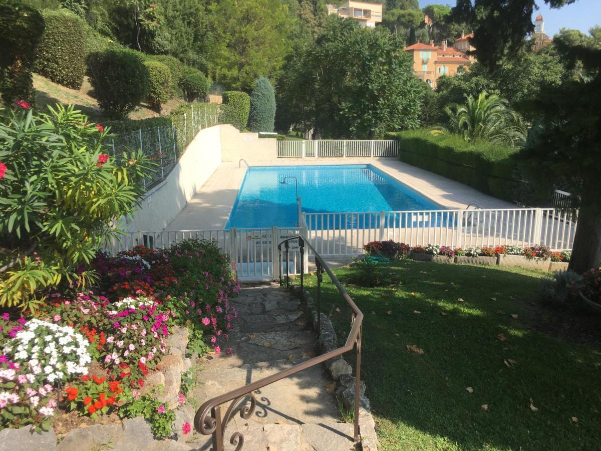 Clim Jardin Et Parking Prive -Piscine Tennis Et Park Vue Mer Grasse Exterior photo